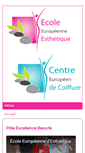 Mobile Screenshot of esthetique-ecole.fr